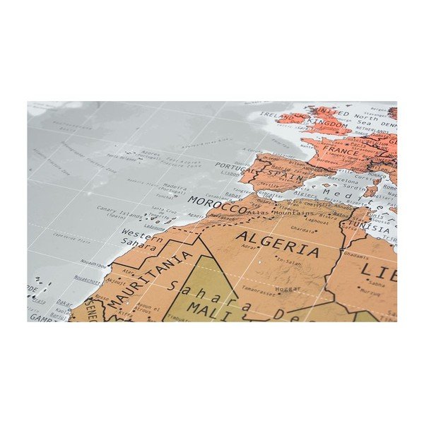 Mapa světa v průhledném pouzdru The Future Mapping Company Future Map, 101 x 58 cm-image-4