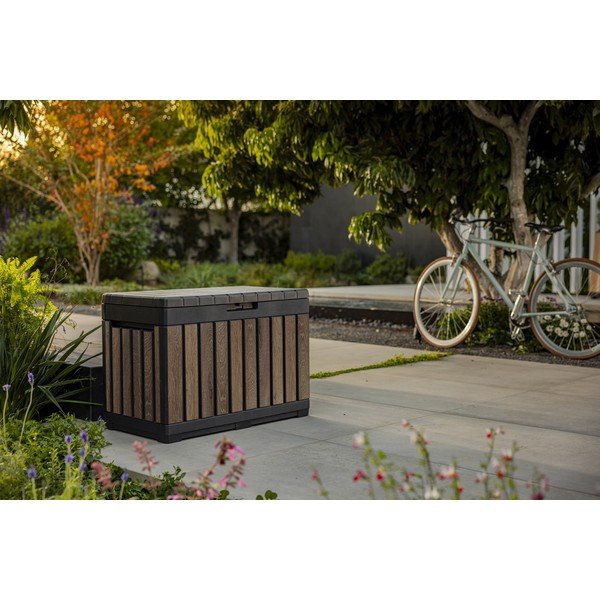 Tumepruun plastikust aia hoiukast Deco - Keter-image-2