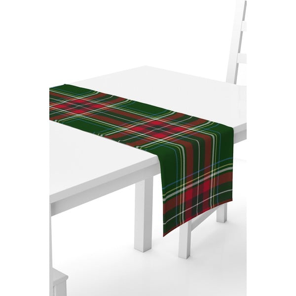 Punase ja rohelise värvi lauajooks , 40 x 140 cm - Kate Louise