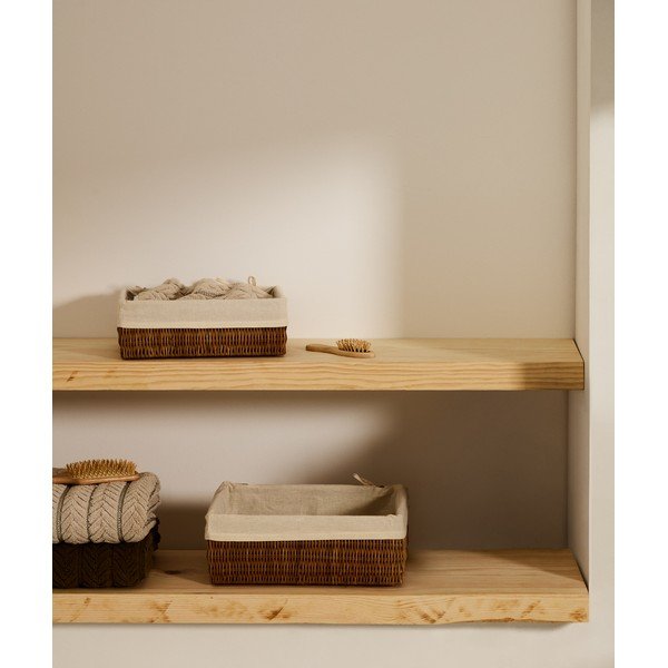 Rotangist korvid komplektis 2 tk 28x20x10 cm Indali - Kave Home-image-1