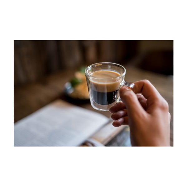 2 topelt seinaga kruusi komplekt, 80 ml - Vialli Design-image-3