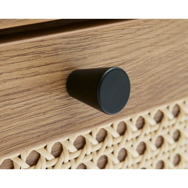 Tammespooniga madal kummut 80x75 cm Pensacola - Unique Furniture-image-4