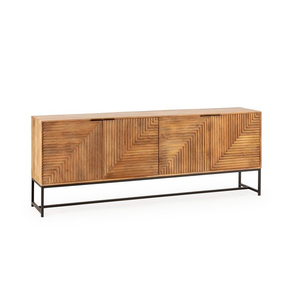 Mangopuidust kummut naturaalses värvitoonis 210x80x40 cm Nereida - MOME
