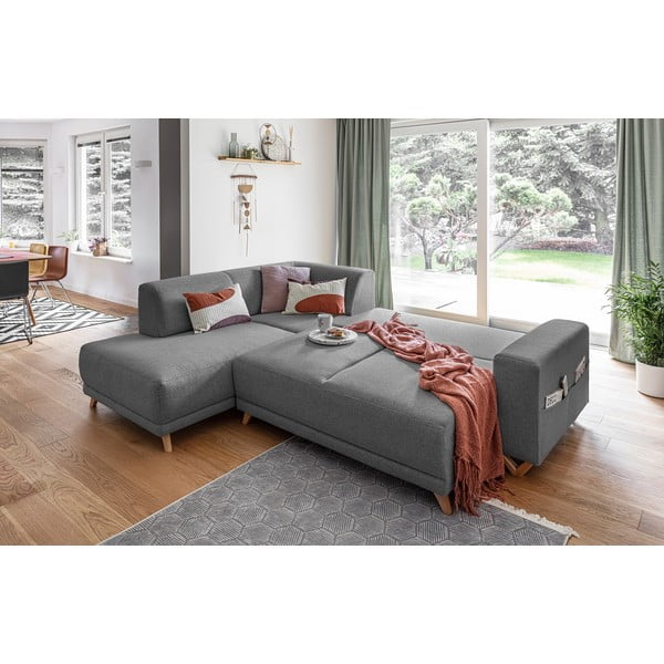 Tumehall nurgadiivanvoodi panipaigaga (vasak nurk/L-kujuline) Classy Sophie – Miuform-image-4