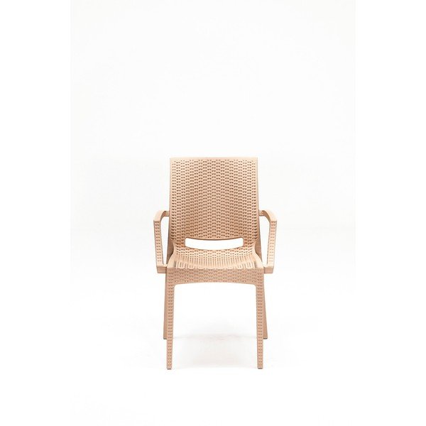 Beež rotangist aiamööbli komplekt 4-le Rattan - Floriane Garden-image-2