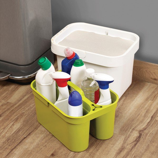 Šedý kyblík na úklidové prostředky Joseph Joseph Clean&Store-image-1
