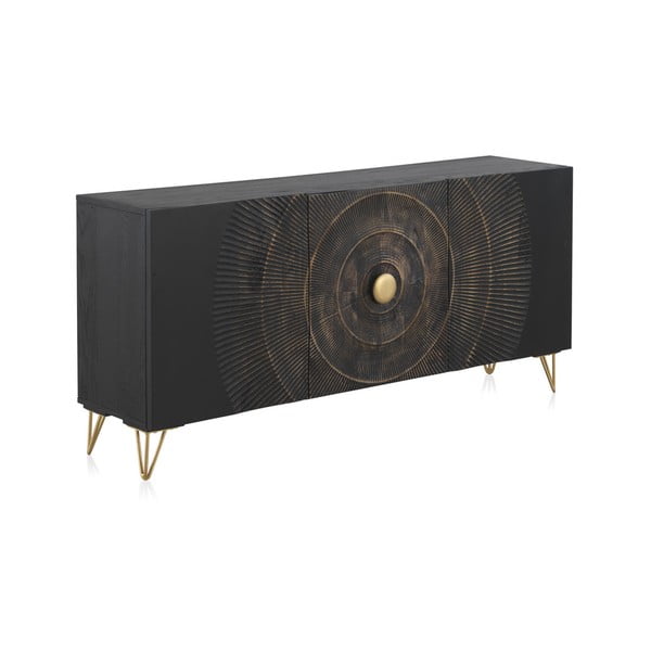 Must madal mangopuidust kummut 160x75 cm Mango - Geese-image-2