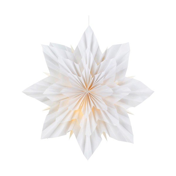 Valge rippuv jõulu valguskaunistus Neela – Markslöjd