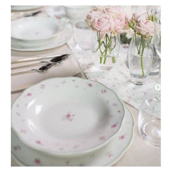 2 valge portselanist kruusi komplekt Nonna Rosa - Brandani-image-1