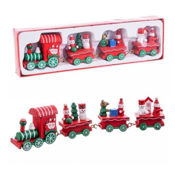 Puidust jõulufiguur Train - Casa Selección-image-1