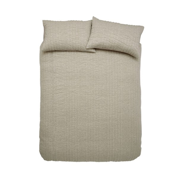 Beež pikendatud voodipesu kaheinimesevoodile 230x220 cm Tamba Stripe - Pineapple Elephant