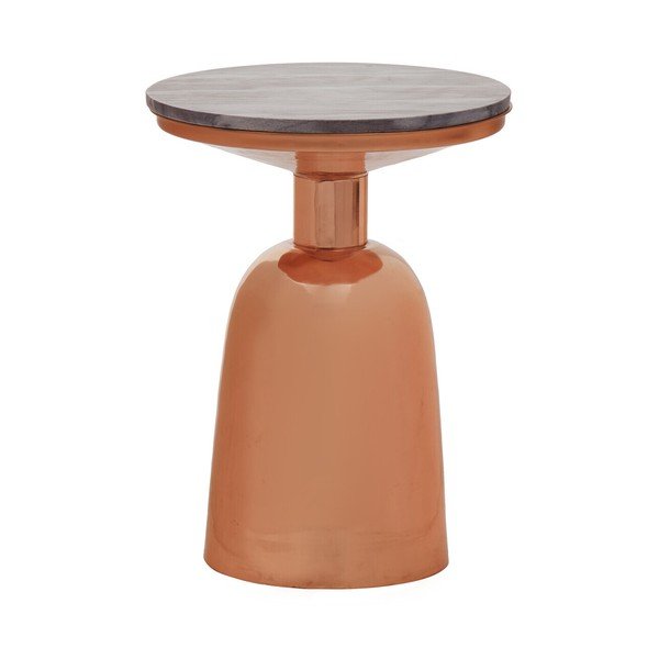 Ümmargune abilaud marmorist pealispinnaga ø 48 cm Amira - Premier Housewares-image-4