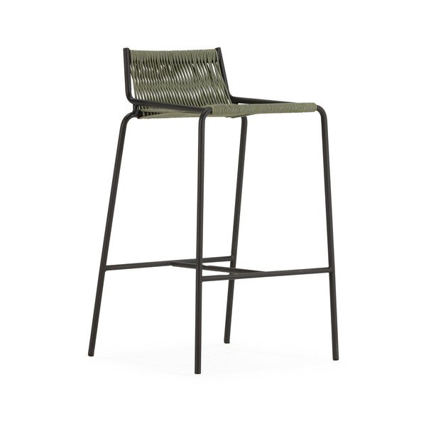 Roheline metallist baaritool (istme kõrgus 65 cm) Emily - Marckeric