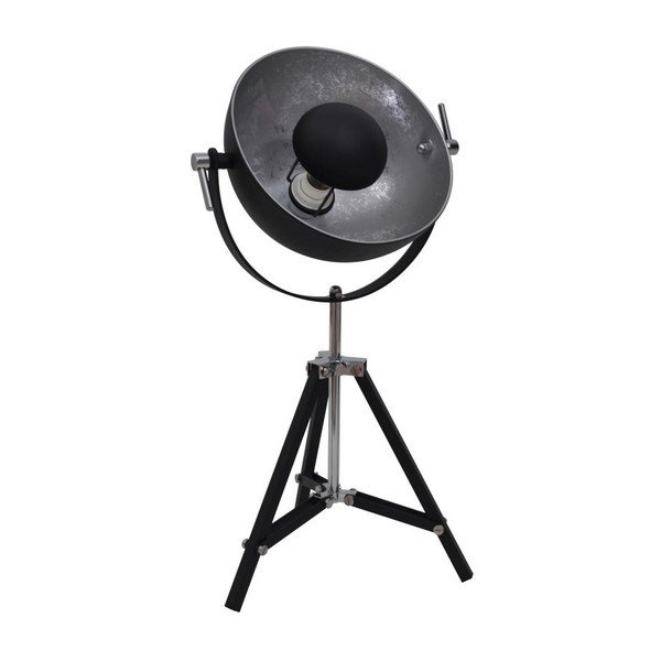 Stojací lampa Fortuanate Black/silver