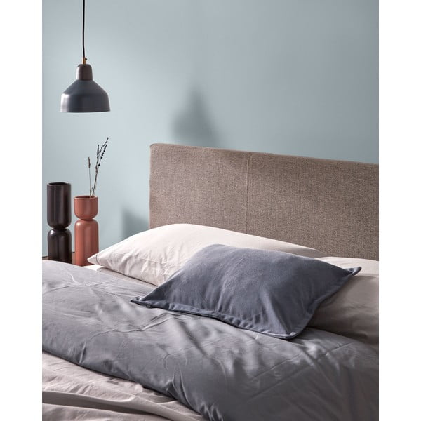 Hall polsterdatud kaheinimesevoodi koos panipaiga ja voodipõhjaga 180x200 cm Nahiri - Kave Home-image-2