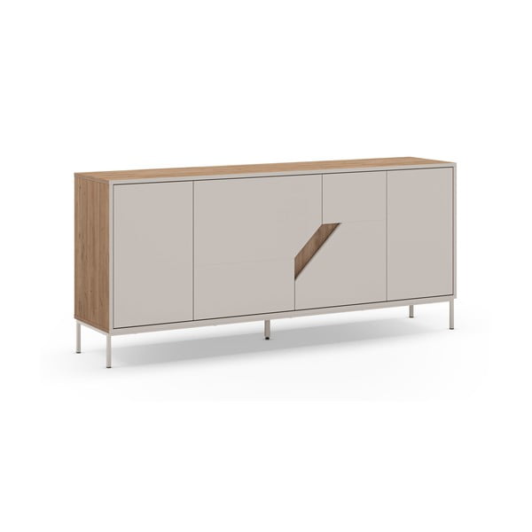 Kreem tammespoonist kummut 180x80x40 cm Lilou - Marckeric-image-2