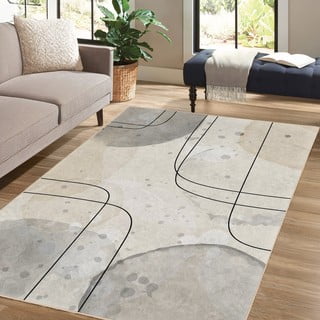 Hall-kreem pestav vaip 80x150 cm Simple Lines - Mila Home
