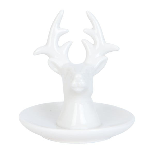 Bílý stojan na šperky Clayre & Eef Deer 