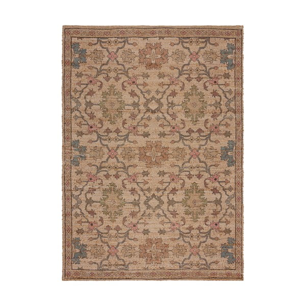 Käsitsi kootud džuudisegu naturaalset värvi vaip 80x150 cm Celine Jute Global - Flair Rugs