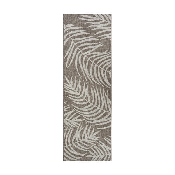 Pruun ja beež õuejooksja , 70 x 300 cm Palmera - NORTHRUGS