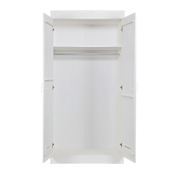 Bílá Dvoukřídlá skříň WOOOD Locker-image-2
