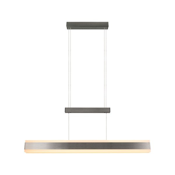 Matt-hõbedane LED-rippvalgusti metallist varjuga Arcola - Trio