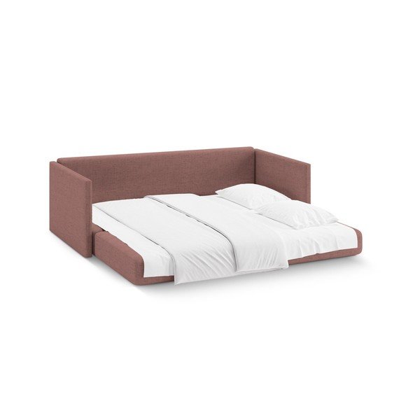 Roosa šenilldiivanvoodi 209 cm Shannon - Cosmopolitan Design-image-3