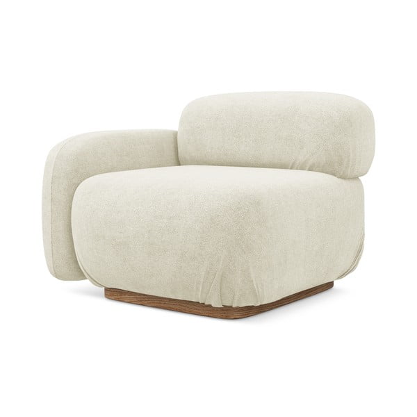 Kreemikas diivanimoodul bukleekangast (vasakpoolne nurk) Ailani - Makamii-image-2