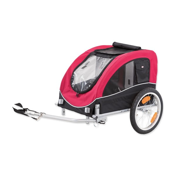 Punane koerte jalgrattahaagis 68x75 cm Trixie M - Plaček Pet Products