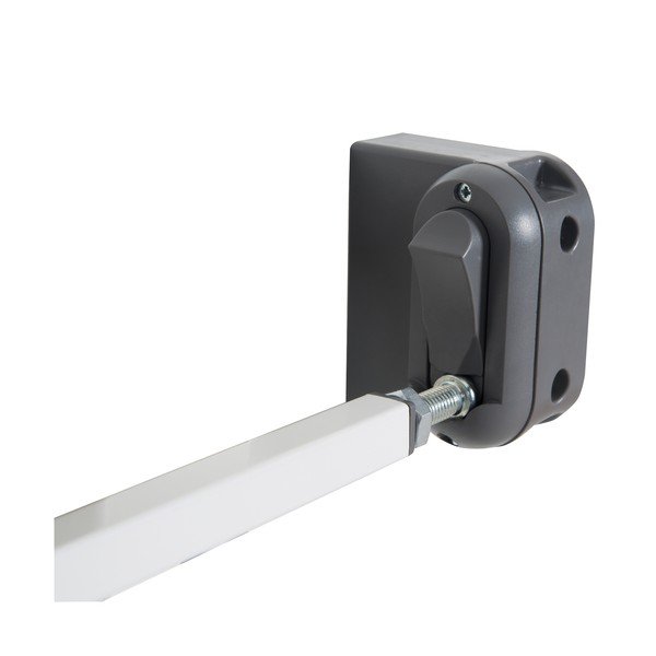 Valge metallist turvavärav – Roba-image-4