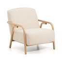 Beež šenillist tugitool Sylo - Kave Home