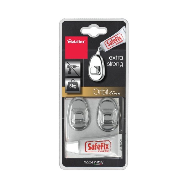 2 konksu ja liimi komplekt Orbit - Metaltex-image-2