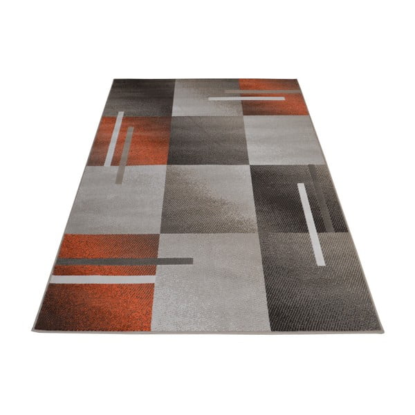 Hnědošedý koberec Webtappeti Modern, 140 x 200 cm