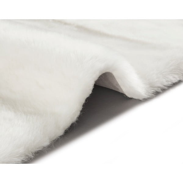 Valge kunstkarusnahk Soft, 90 x 140 cm Uni - Mint Rugs-image-1