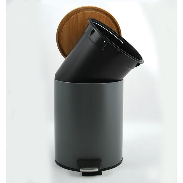 Tumehall terasest prügikast 3 l Adonis - Spirella-image-2