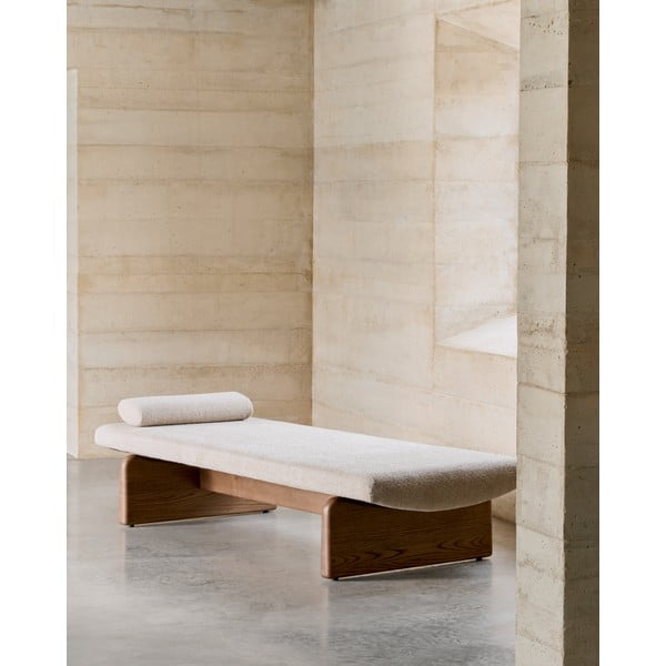 Beež šenillist diivan (muutuv nurk) Topaz - Kave Home-image-1