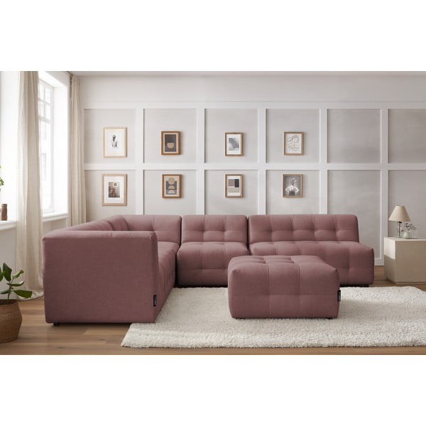 Tumeroosa nurgadiivan (vasakpoolne nurk) Kleber - Bobochic Paris-image-1