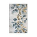 Helesinine-kuldne pestav vaip 160x230 cm Golden Leaves - Mila Home