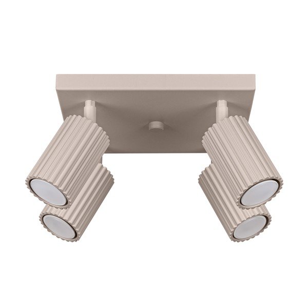 Hallikaspruun metallist kohtvalgusti ø 6,5 cm Gleam - Sollux