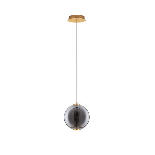 Hall metallist LED-ripplamp klaasist varjuga, ø 22 cm Navi - Nova Luce