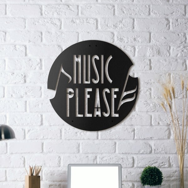 Dekorace na stěnu Music Please