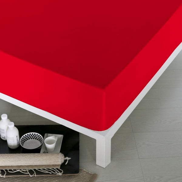 Prostěradlo Home Red, 160x200 cm
