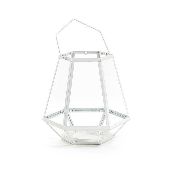 Bílý svícen La Forma Garnet