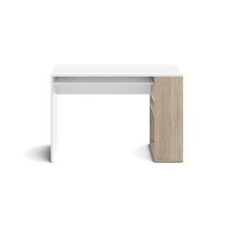 Valge tammepuust töölaud 114x50 cm Yale - TemaHome