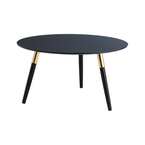 Must ümmargune diivanilaud ø 80 cm Nostra – Premier Housewares