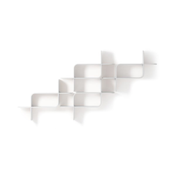 Valge kummipuidust riiul 62 cm Montage - Umbra-image-2