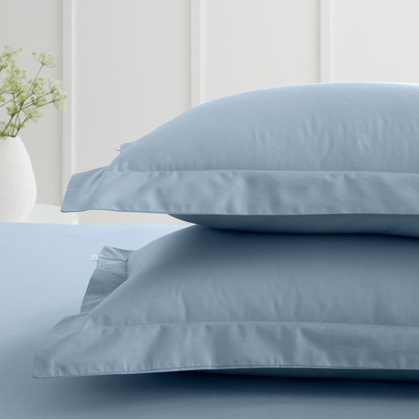 Perkal-puuvillased padjapüürid 2tk komplektis 50x75 cm Cotton Percale - Bianca-image-1