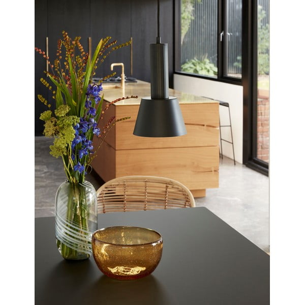 Hall klaasvaas Lara, kõrgus 28 cm - Hübsch-image-1