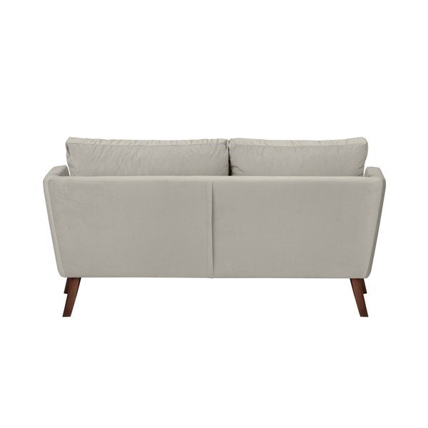 Béžová třímístná pohovka Mazzini Sofas Elena, s lenoškou na pravém rohu-image-2
