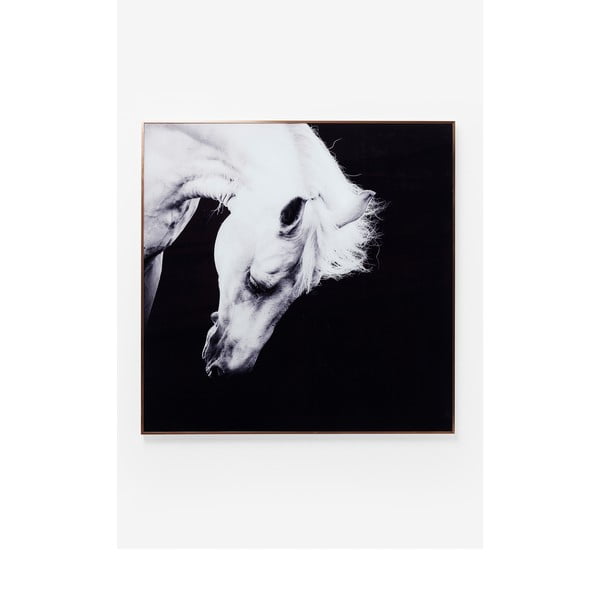Pilt raamis , 100 x 100 cm Proud Horse - Kare Design